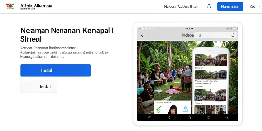 Menu navigasi yang mudah diakses.