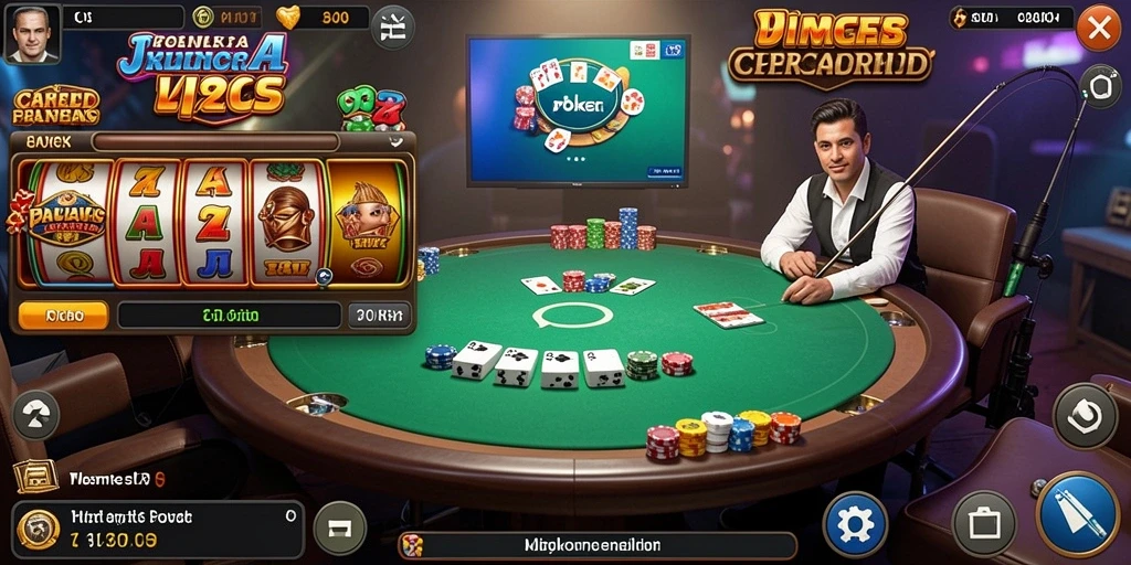 Fitur real-time untuk bermain dengan pemain lain.