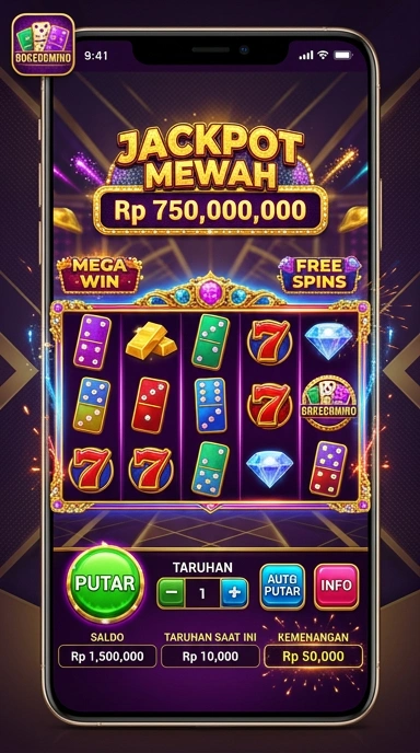 bokedomino — layar beranda